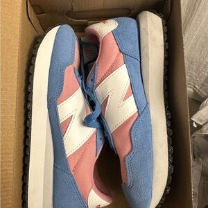 New Balance Pastel Blue and Pink Shoes